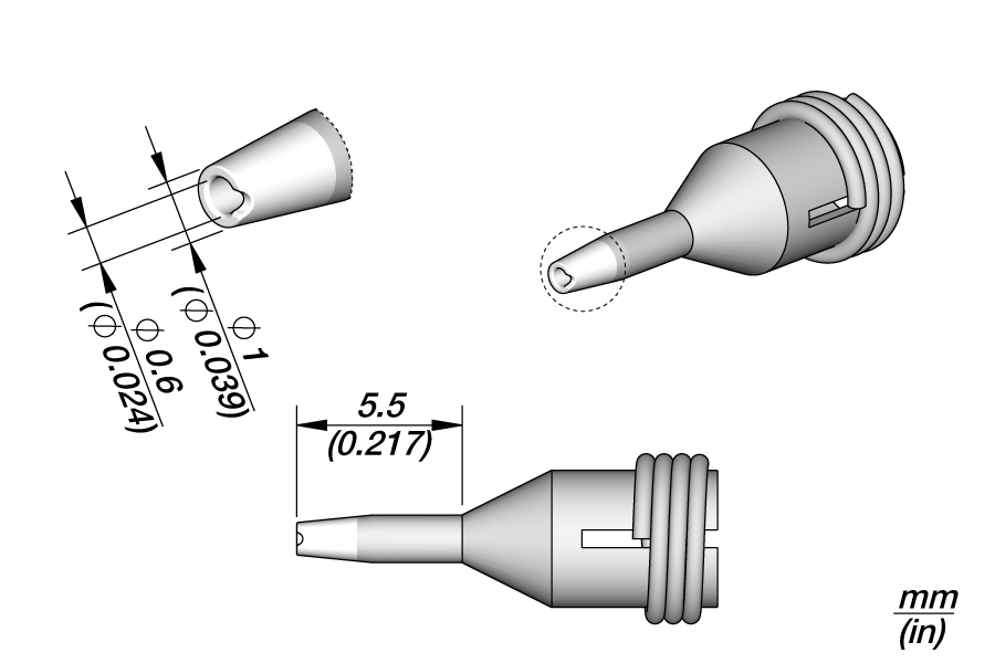 C360011 - Pad Cleaning Tip Ø 0.6